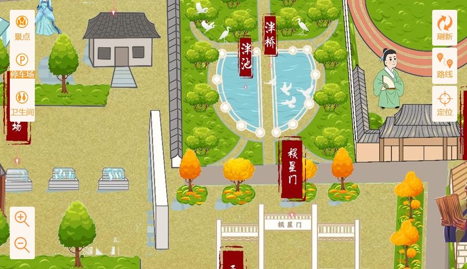 桐乡手绘地图景区语音讲解导览系统：智慧景区建设的基石